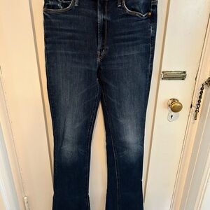 Mother High Waisted Runaway Denim Jeans in Teaming Up Size 26